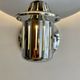 Pair of adjustable vintage wall lamps, chromed metal, France 1970