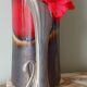 Vase soliflore cygne metal