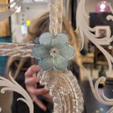 Espejo in Murano crystal, recorded in acid, Ongaro and Fuga, s.XX – Italia