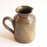 Stoneware pitcher signed Baudat