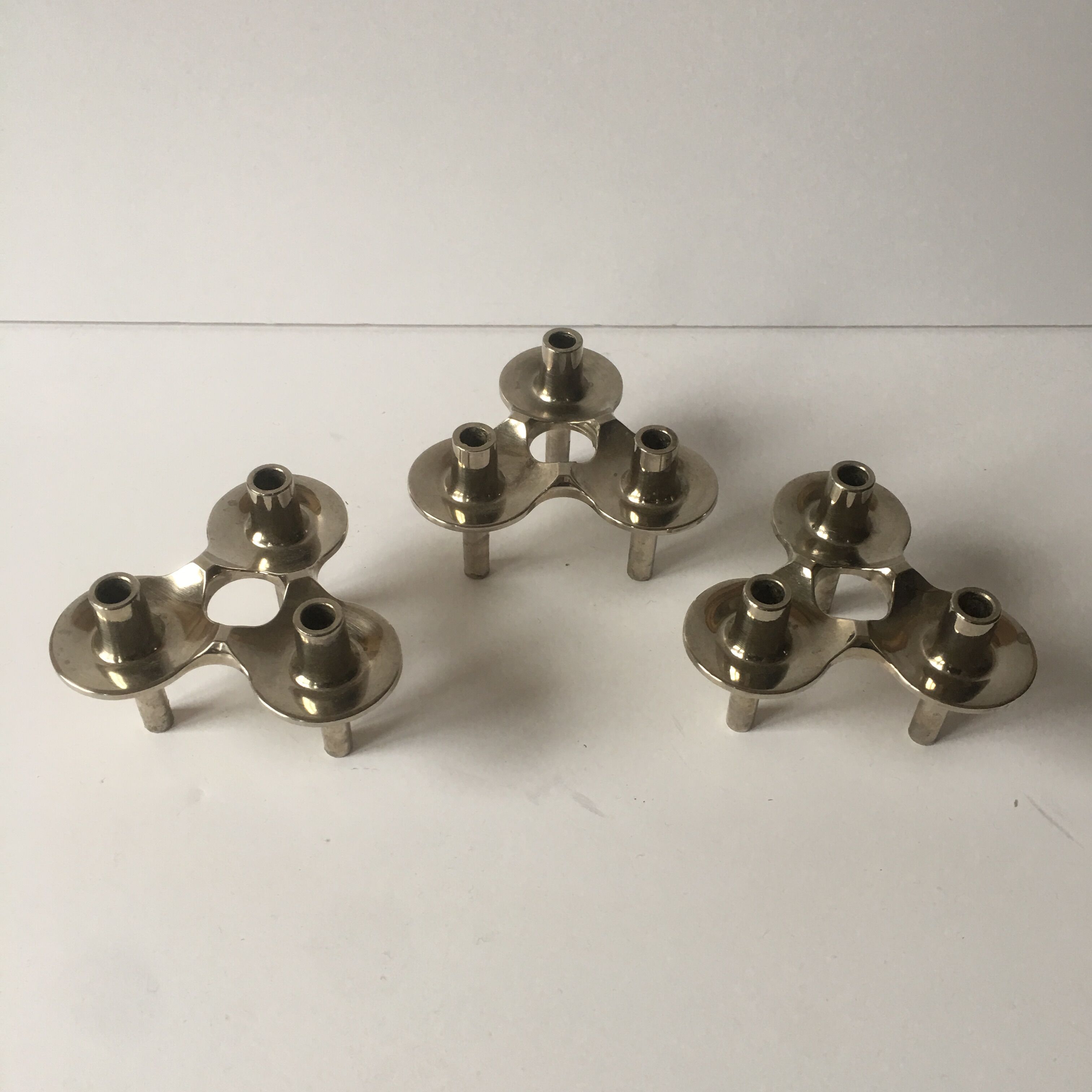 Candlesticks nagel Scandinavian in chrome series