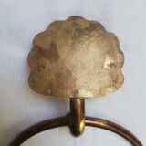 Vintage brass towel rack