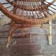 Fauteuil en rotin vintage