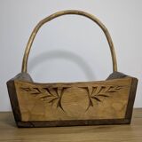Basket in good vintage Sculpture of Queyras