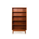 Danish conical bookshelf in teak by Johannes Sorth