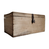 Old raw wooden box