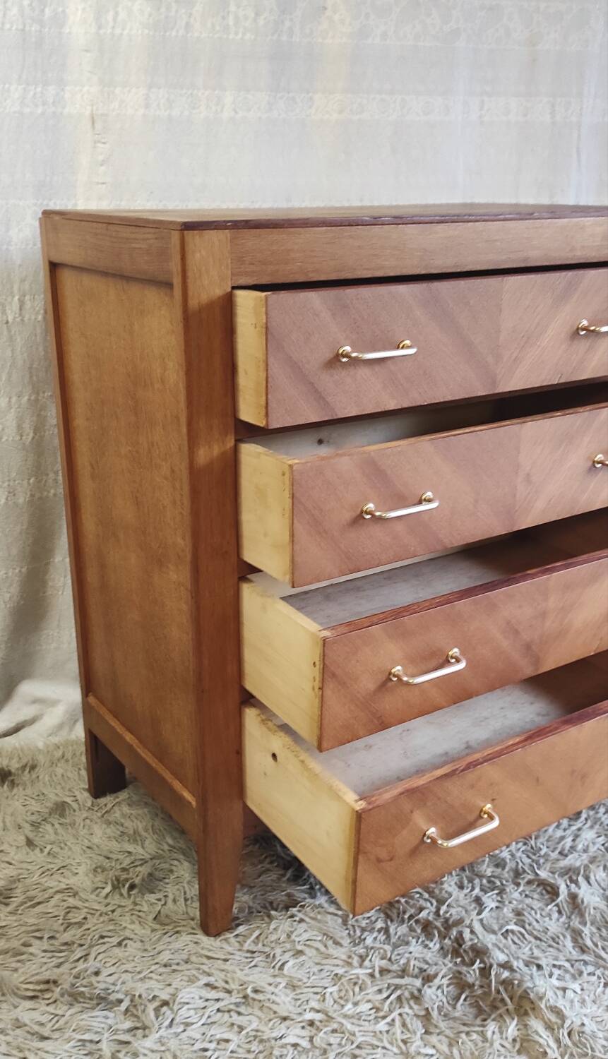 Vintage 4-drawer chest of drawers - 1960s