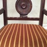 Vintage Basque wooden chair