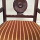Vintage Basque wooden chair