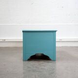 Meuble bas en bois peint