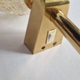 Pair of Midcentury Wall Lamps in style of Gaetano Sciolari, Italy, 1970s