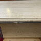Fedam coffee table in travertine and brass from the 70s