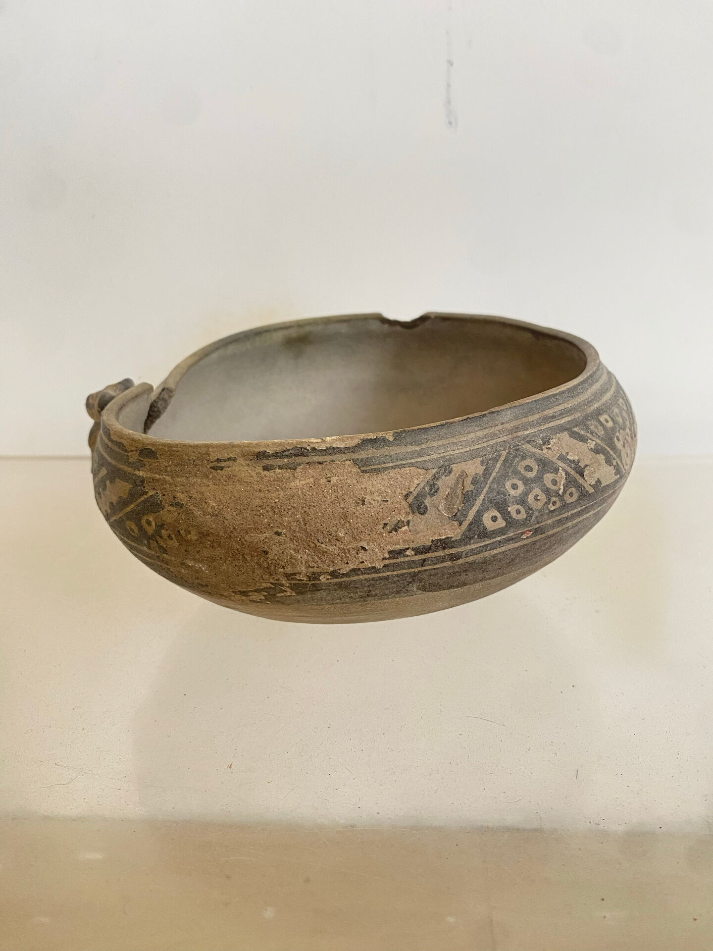 Peruvian archaeological bowl