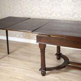 Early 20th Century Extendable Oak Dining Table, 1930s