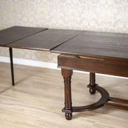 Early 20th Century Extendable Oak Dining Table, 1930s