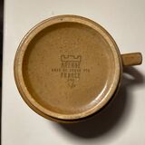 Coffee service of two cups and sub-cups - Brenne sandstone