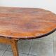 Ancienne table de ferme ovale 2m42