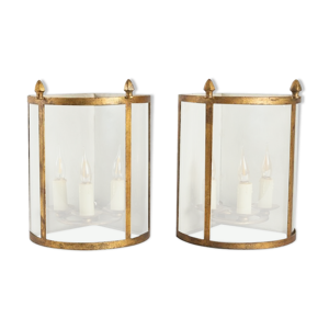 Paire de lanternes d'angle,