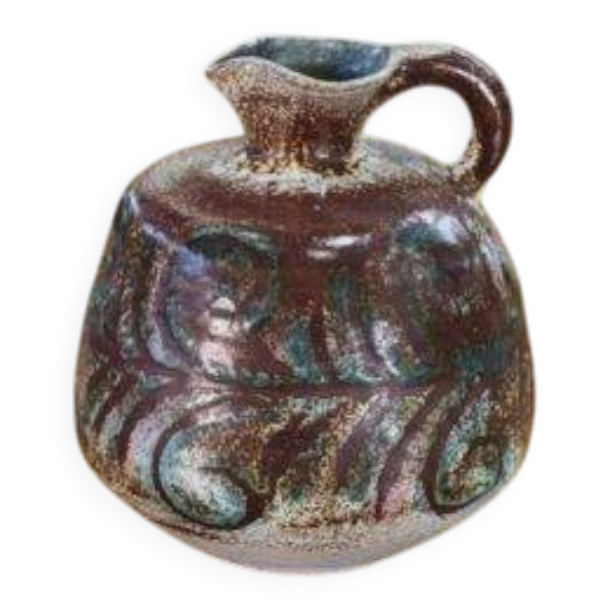 Accolay ceramic pitcher 1950s