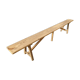 Solid wood farm bench 248 cm