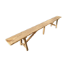 Banc de ferme en bois massif 248 cm