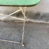 Former garden table folding iron table
