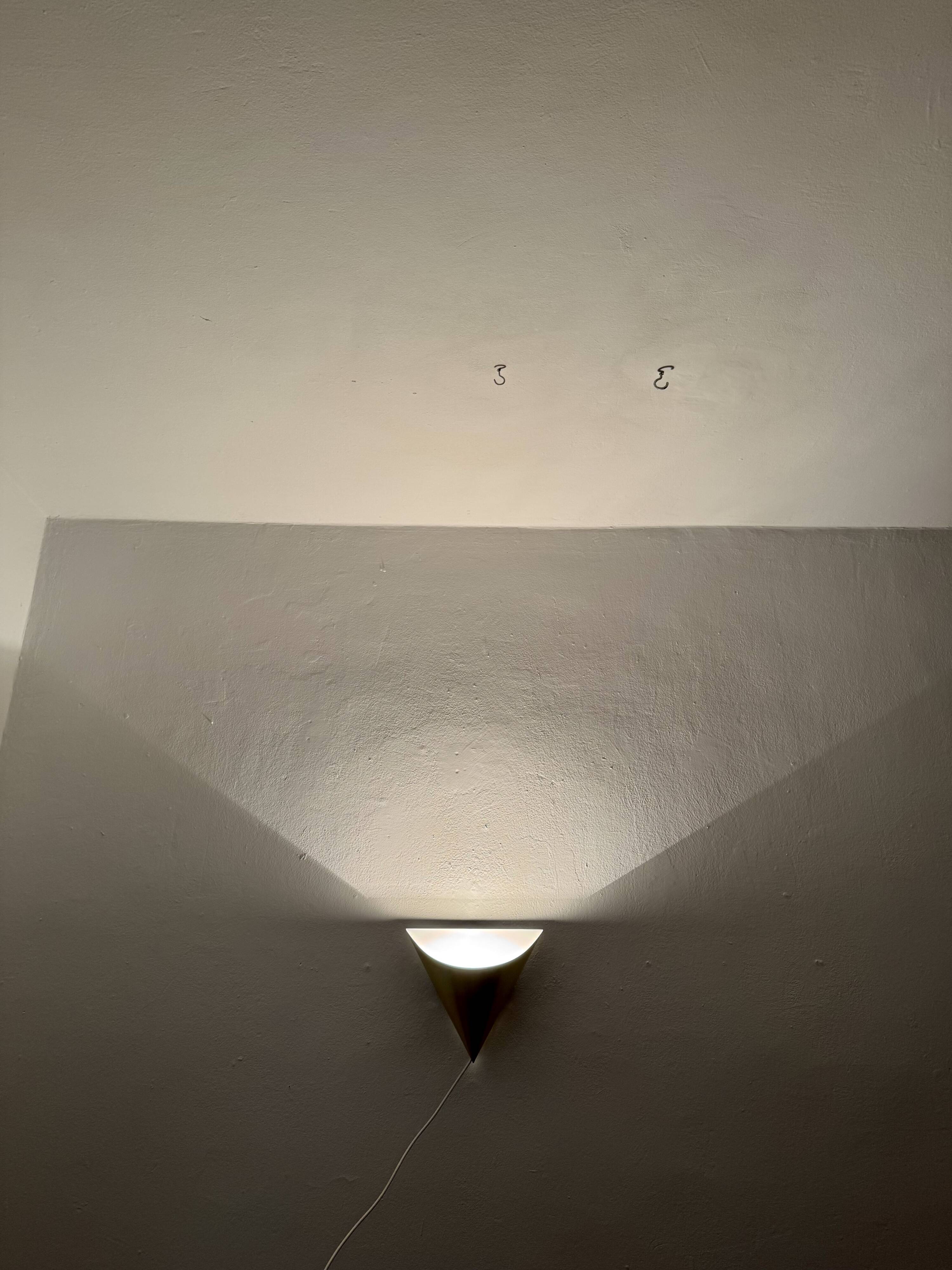 Ensemble de 4 appliques murales dorées de l'ère spatiale par Dieter Witte pour Staff