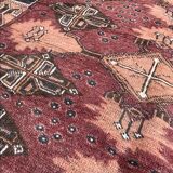 Tapis Turkmen afghan fait main 115x136cm