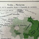 Double map plan France Agriculture Livestock 55.5x37.5cm