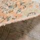 7x10 Large Cream Floral Pattern Turkish Vintage Rug, 207x304Cm
