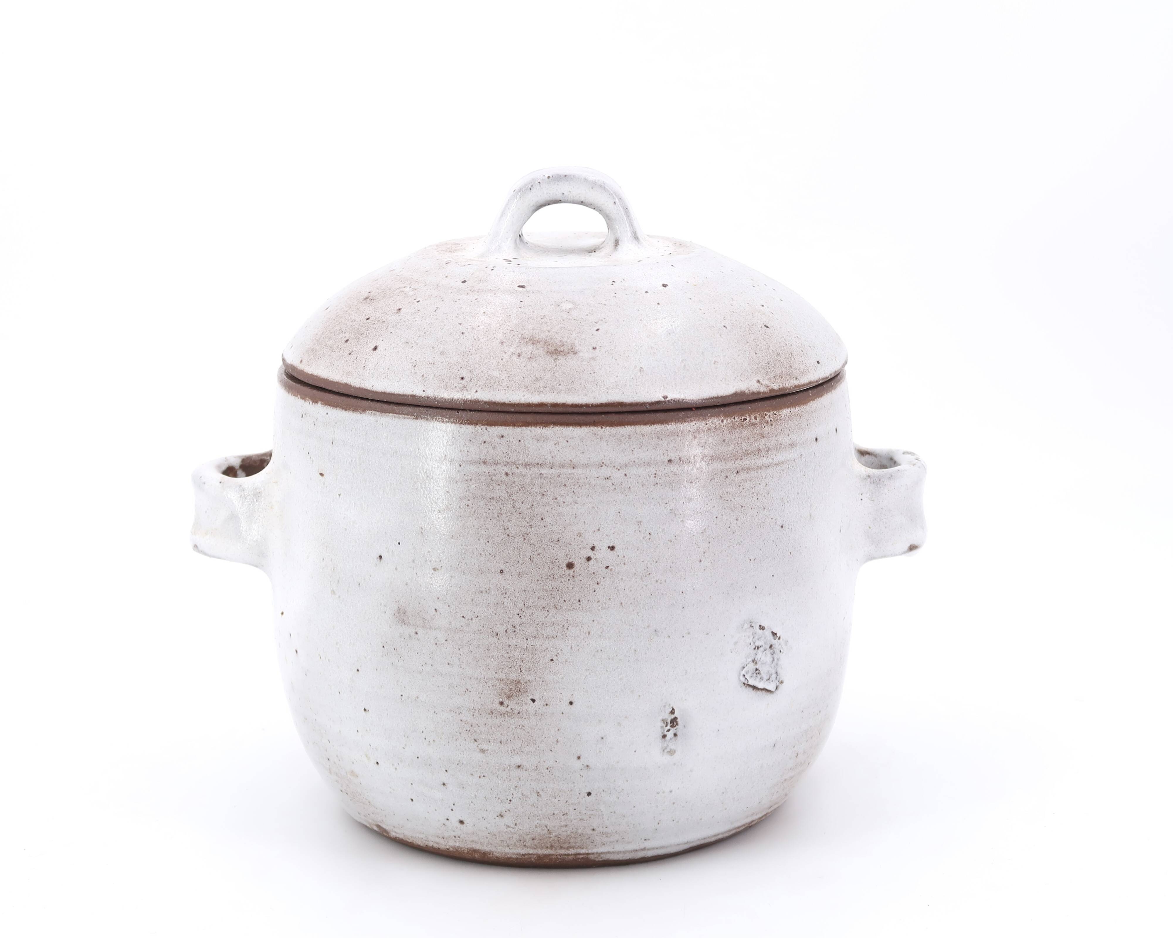 Stoneware tureen by Jeanne and Norbert Pierlot, ceramics from the 70s