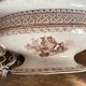 Antique vegetable dish in English ironstone "Princess Alexandra"
