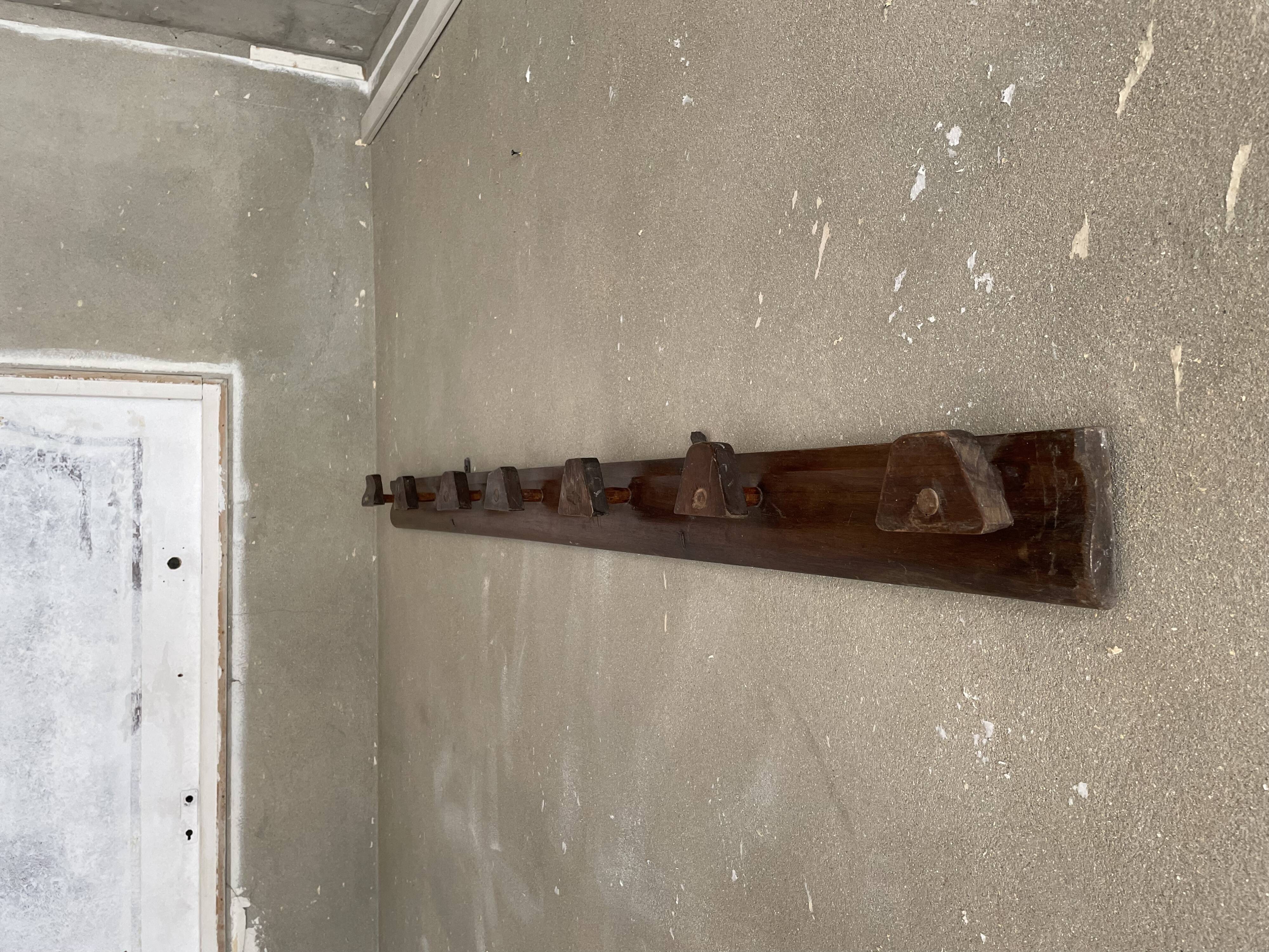 Wall coat rack popular work French 40s