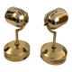 Vintage Fase adjustable wall lights in gold metal.