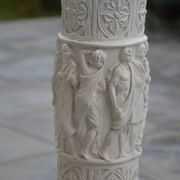 2 old plaster columns