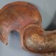 Rooster in wall lamp copper beautiful work of dinanderie 58x53 cm