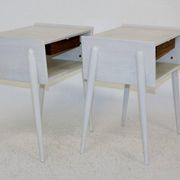 Set de 2 tables de chevet en chêne, Suède, 1960