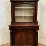Empire mahogany showcase and mahogany veneer XIX century