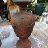 Pair of Cast Iron Fire Pots 1900: Charleville - Mézières