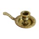 Brass hand candlestick