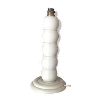 Wooden lamp foot