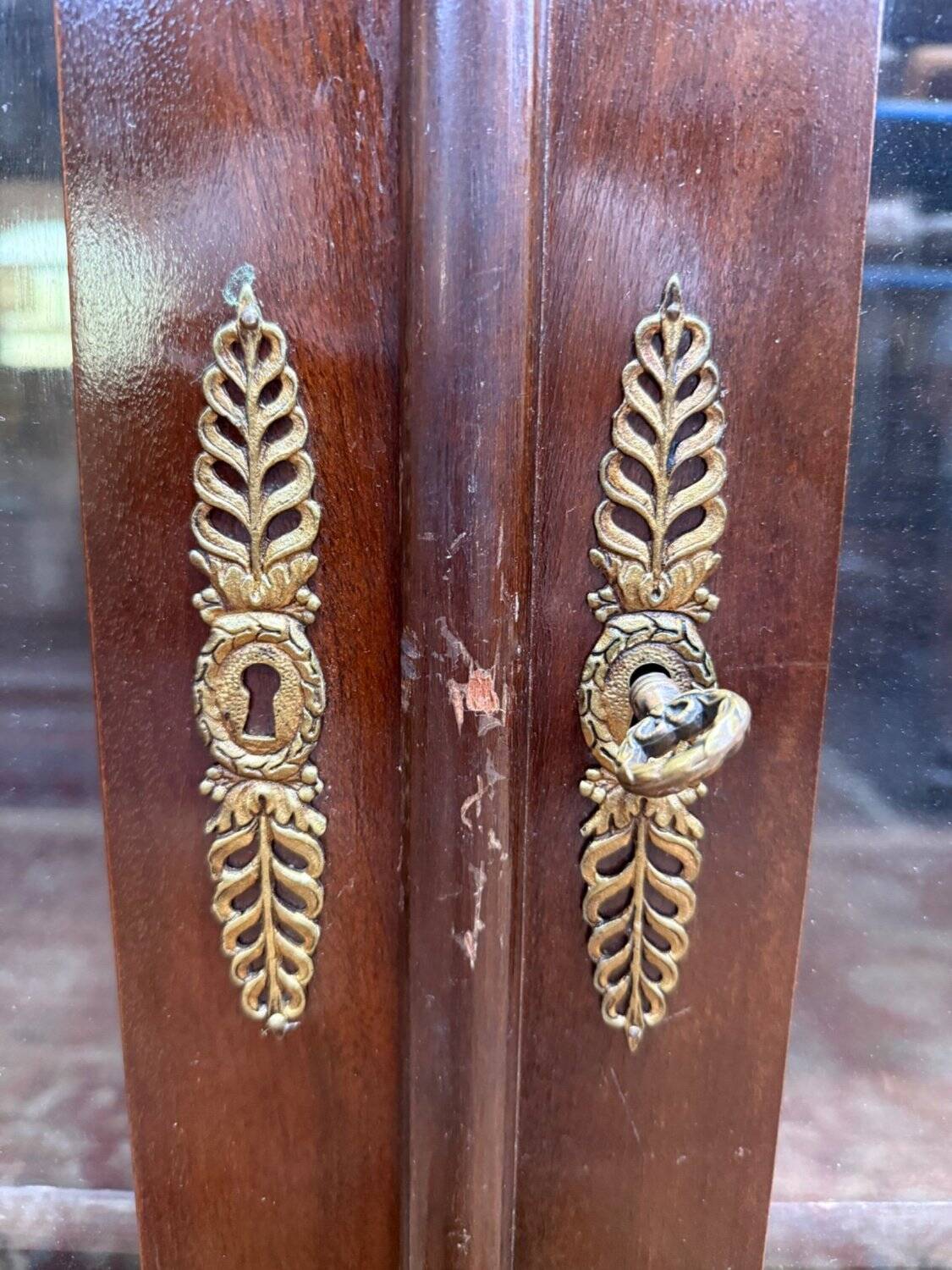 Empire Showcase Library – Mahogany & Gilded Bronzes