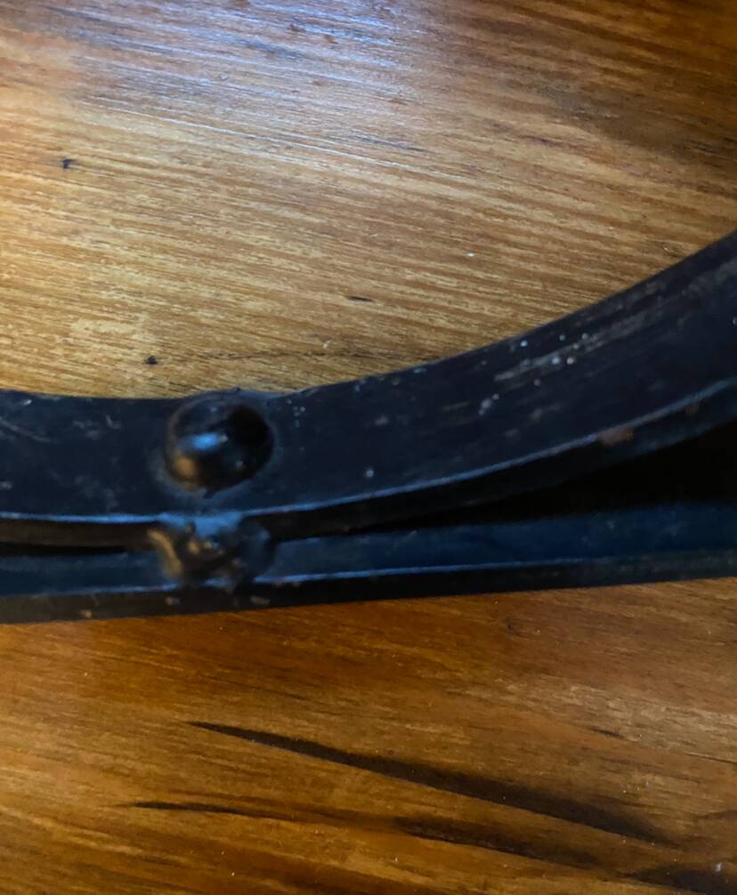 Wrought iron wall light, new fabric cabie, mirror lampshade