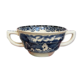 Tasse ancienne à double poignée société céramique maestritcht made in Holland Boerenhoeve Dutch Farm