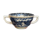 Tasse ancienne à double poignée société céramique maestritcht made in Holland Boerenhoeve Dutch Farm