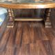 Coffee table in wood and ceramic Valauris signed by Louis Barrois.