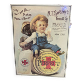 American vintage tin sign