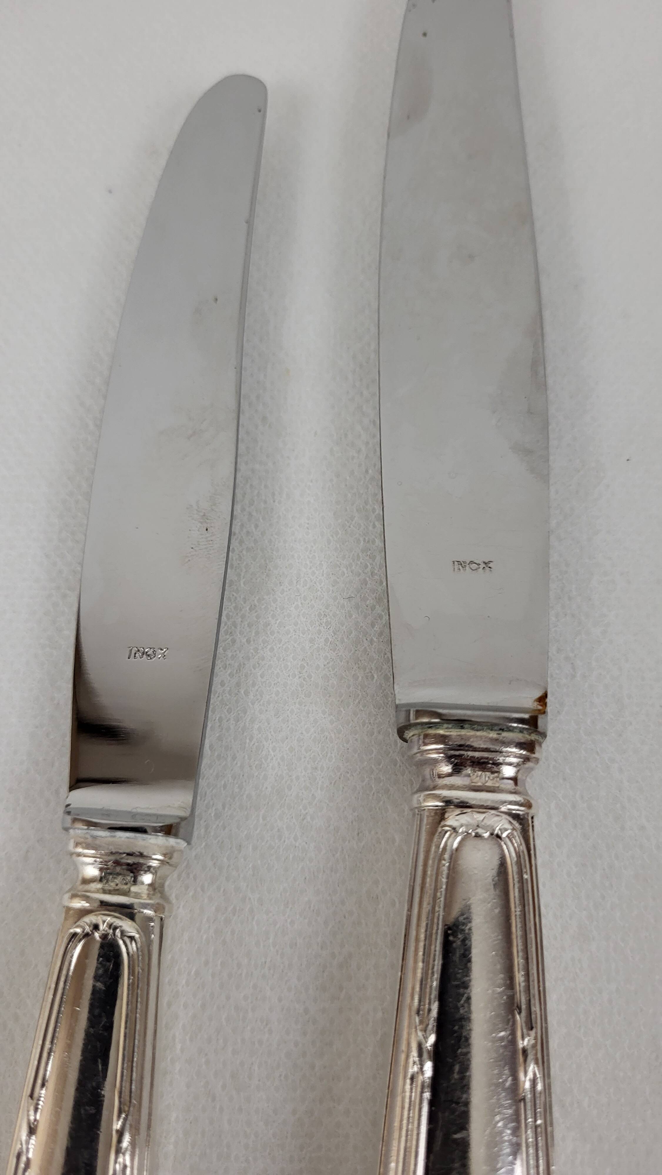 Ménagère en métal argenté 61 pièces