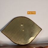 Brass and bone mirror