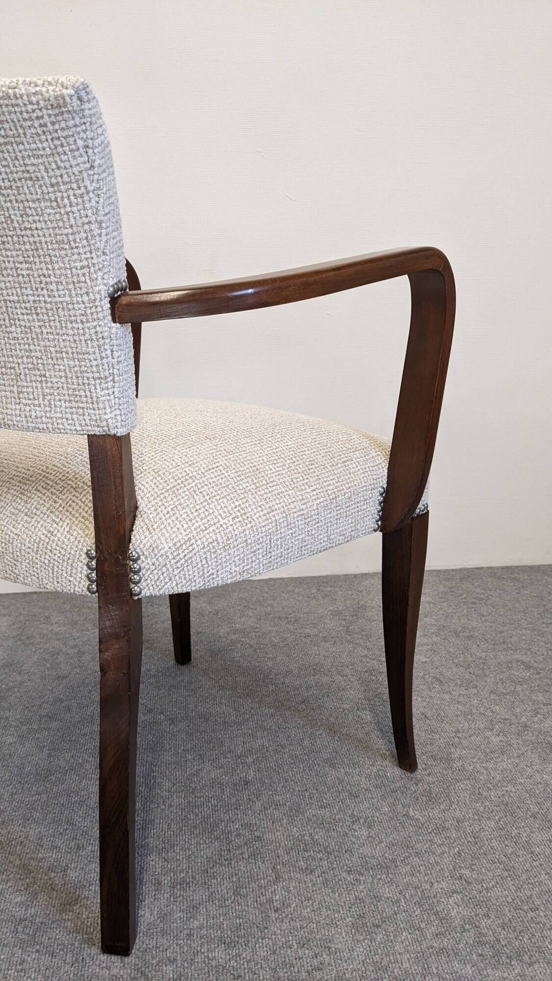 Pair of Art Deco bridge chairs, France circa 1930